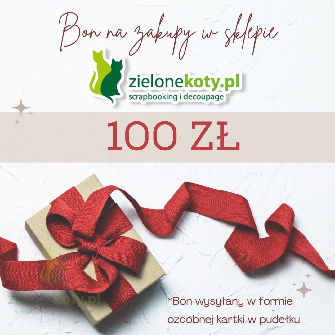 Bon Upominkowy Na Zakupy O Warto ci 100 Z W Pude ku ZieloneKoty pl Bon Upominkowy Na Zakupy O Warto ci 100 Z W Pude ku ZieloneKoty pl