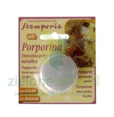 Stamperia Porporina Oro 30 Ml - Polvere Ultra Fine Per Paste Polimeriche, Cracking, Candele E Decorazioni
