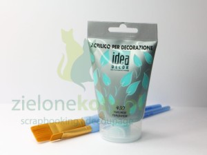 Farba akrylowa Maimeri Idea Decor 110ml  430 Turkus x