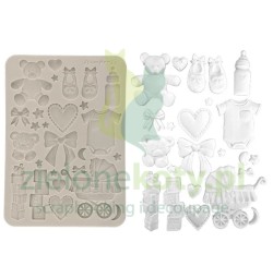 Forma foremka silikonowa Stamperia A5 Baby Accesories Dziecięce