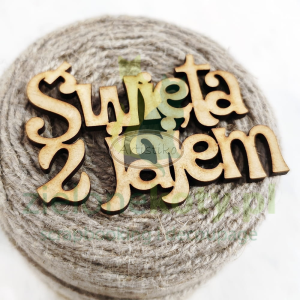 HDF Dekor Artistiko napis Święta z jajem