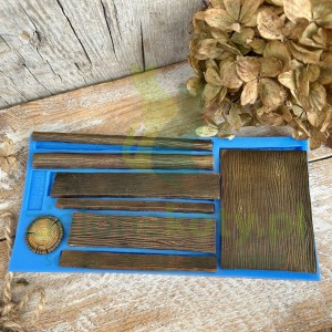 Forma foremka silikonowa Mila Project Planks and logs deski i bale