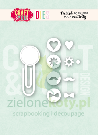 CW386 Clip Set wykrojnik spinacze