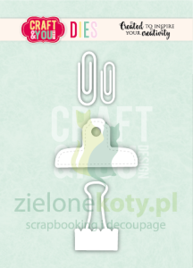 Wykrojnik Craft&you Clip Set 2 by Magda spinacze 