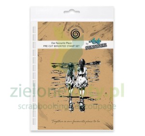 Stemple gumowe Cosmic Shimmer Our favourite place by Andy Skinner dziewczynki plaża