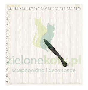 Tablica do bigowania Vaessen Creative Score Easy  30x30 cm Offwhite kremowa