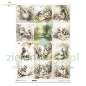 Papier ryżowy ITD Collection A3 myszki