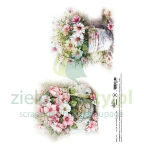 Papier ryżowy Alchemy Of Art A4 Spring kwiaty wiosenne