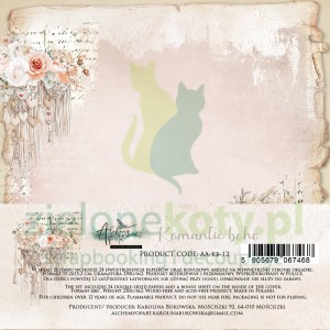 Zestaw papierów do scrapbookingu 15x15 Alchemy Of Art Romantic Boho