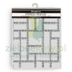 Szablon maska Stamperia 20x25cm A new beginning plakietki blacha