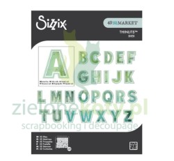 Wykrojnik Sizzix Thinlits This or that alphabet litery