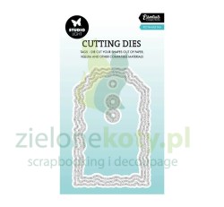 Wykrojnik Studio Light Essentials Rectangle tag poszarpane brzegi