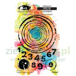 Stempel Visible Image Spiralling spirala, cyfry
