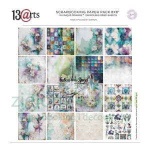 Zestaw papierów do scrapbookingu 20x20 13arts Tales of the Sand
