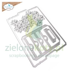 Wykrojnik Elizabeth Artjournal Specials Floral Slots File Folder kieszonka, przekładka notatnika