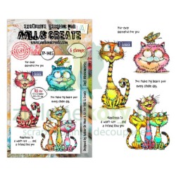Stempel akrylowy AALL & Create Just Meowmories koty