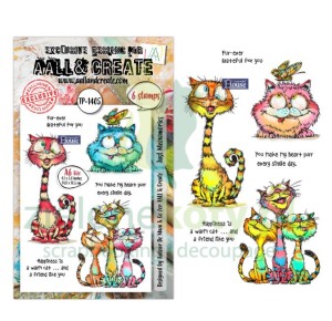 Stempel akrylowy AALL & Create Just Meowmories koty