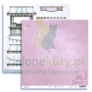Papier do scrapbookingu 30x30 UHK Gallery Sweet Celebration Peony Rose