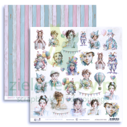 Papier do scrapbookingu 30x30 UHK Gallery Sweet Celebration Birthday Friends