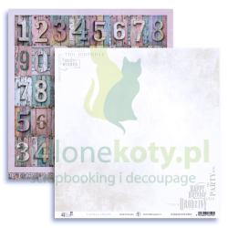 Papier do scrapbookingu 30x30 UHK Gallery Sweet Celebration Vanilla Cream