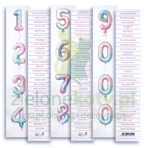 Papier UHK Gallery Sweet Celebration zestaw pasków 3szt 