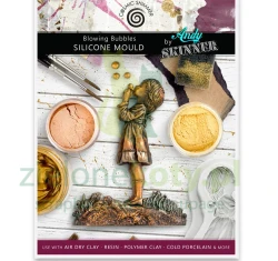 Forma foremka silikonowa Cosmic Shimmer by Andy Skinner Blowing Bubbles Dziewczynka 10cm