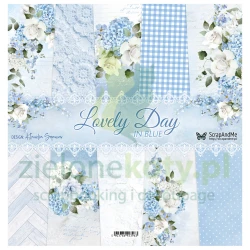 Zestaw papierów do scrapbookingu 30x30 ScrapAndMe Lovely Day IN BLUE