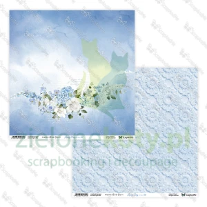Papier do scrapbookingu 30x30 ScrapAndMe Lovely Day IN BLUE 01/02 