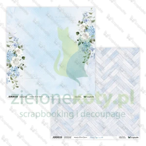Papier do scrapbookingu 30x30 ScrapAndMe Lovely Day IN BLUE 05/06