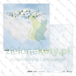 Papier do scrapbookingu 30x30 ScrapAndMe Lovely Day IN BLUE 07/08