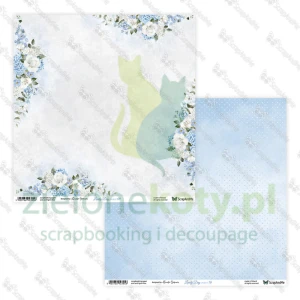 Papier do scrapbookingu 30x30 ScrapAndMe Lovely Day IN BLUE 09/10