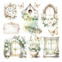 Papier do scrapbookingu 20x20 ScrapAndMe Simple Story 4 okładka 