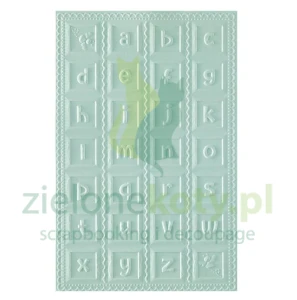 Folder do embosingu 3D Spellbinders A5/DL Baby Blocks alfabet
