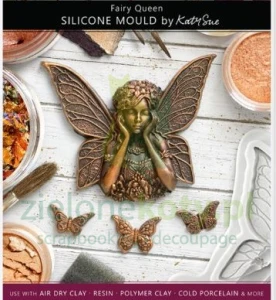 Forma foremka silikonowa Cosmic Shimmer by Katy Sue Fairy Queen wróżka