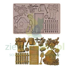 Forma foremka silikonowa Prima Among The Wildflowers Spring Tales płot kalosze