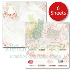 Zestaw papierów do scrapbookingu 30x30 Craft &You Rose Tales 