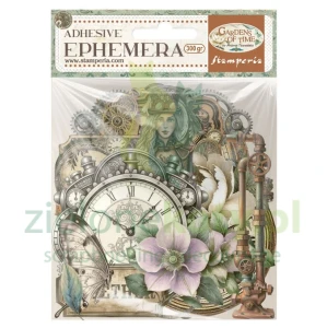 Dodatki papierowe die-cuts Stamperia Ephemera Gardens of Time samoprzylepne 