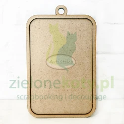HDF Baza Artistiko Szyld prostokątny 24 cm
