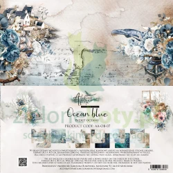 Zestaw papierów do scrapbookingu 30x30 Alchemy Of Art Ocean Blue