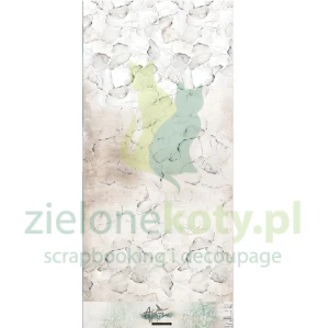 Okładka materiałowa Alchemy of Art Ocean Blue / 32x70cm