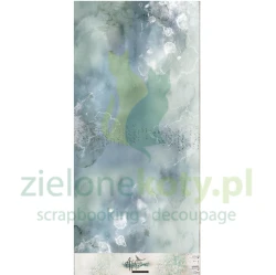 Okładka materiałowa Alchemy of Art Ocean Blue / 32x70cm