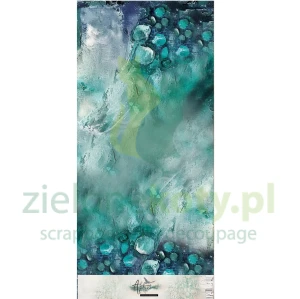 Okładka materiałowa Alchemy of Art Ocean Blue / 32x70cm