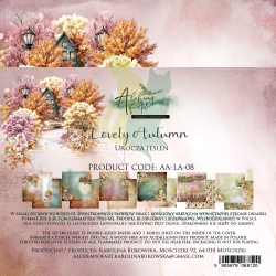 Zestaw papierów do scrapbookingu 20x20 Alchemy Of Art Lovely Autumn