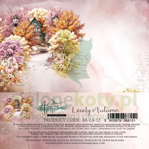 Zestaw papierów do scrapbookingu 15x15 Alchemy Of Art Lovely Autumn