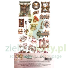 Zestaw papierów do scrapbookingu 15x30 Alchemy Of Art Lovely Autumn dodatki do wycinania 