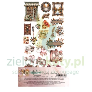 Zestaw papierów do scrapbookingu 15x30 Alchemy Of Art Lovely Autumn dodatki do wycinania 