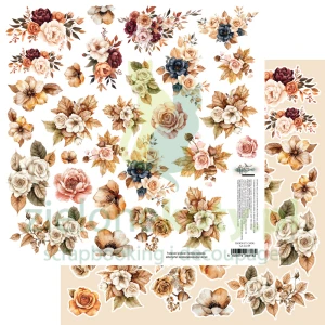 Papier do scrabookingu 30x30 Alchemy Of Art Lovely Autumn  dodatki do wycinania