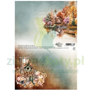 Papier ryżowy Alchemy Of Art A4 Lovely Autumn jesień