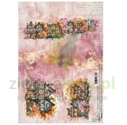 Papier ryżowy Alchemy Of Art A4 Lovely Autumn widoczki