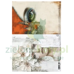 Papier ryżowy Alchemy Of Art A4 Collage Paper kobieta